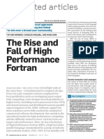 The Rise and Fall of High Performance Fortran