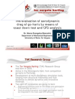 The Evaluation of Aerodynamic Drag of Go-Karts by Means of Coast Down Test and CFD Analysis