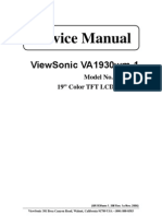 Service Manual: Viewsonic Va1930Wm-1