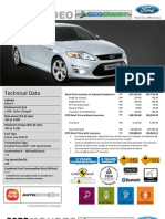 Mondeo 240PS Price List May2012