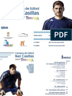 Dossier Campus de Fútbol IKER CASILLAS Ciudad de Torrevieja 20112