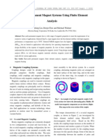 Design of Permanent Magnet Systems Using Finite Element Analysis