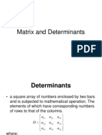 Matrix and Determinants (2012)