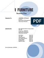 Business Plan of 'Vesper Furniture'