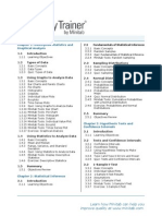 Content Outline: Chapter 1: Descriptive Statistics and Graphical Analysis