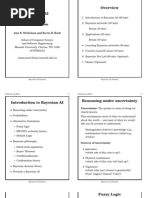 Bayesian AI Tutorial Bayesian AI Tutorial