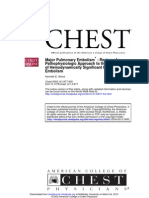 Hour Pathophysiologic Approach To The Golden: Review of A Major Pulmonary Embolism