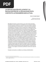 Viveros Vigoya - La Sexualización de La Raza y La Racialización de La Sexualidad en El Contexto Latinoamericano Actual PDF