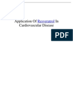 Application of Resveratrol in Cardiovascular Disease