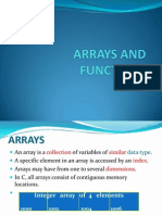 C Arrays Function