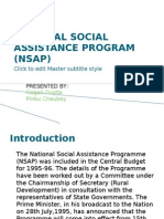 National Social Assistance Program (Nsap)