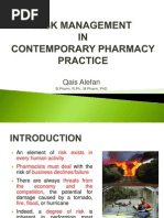 8 Risk Management in Contemporary Pharmacy Practice