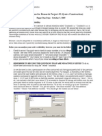 SPSS Instructions For Research Project #2 (Q-Aire Construction)