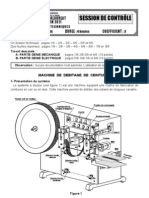 Machine de Debitage de Ceintures