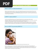 Preventing Mother-To-Child Transmission of HIV (PMTCT)