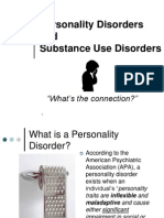 Personality Disorder and Addiction