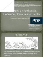 Fenómeno de Repitencia, Exclusión y Disociación Escolar