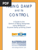 Rising Damp and Its Control DRYZONE