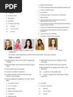 Desperate Housewives Season 1 Episode 1 Worksheet