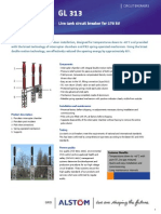 GL 313 Live Tank Circuit Breaker For 170 KV Brochure GB