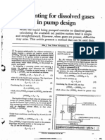 Accounting For Dissolved Gases in Pump Design