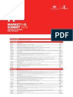 Marketing Summit Program