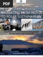 Navigating From Rio+20 To Polar Sustainability - Students On Ice Alumni Delegation