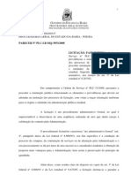 PARECER-PLC-2 Licitação Fase Interna