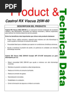 Product &: Castrol RX Viscus 25W-60