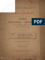 (Free Com Czerny Charles Exercices Pratiques Des Cinq Doigts Pour Piano Cahier 1 31528