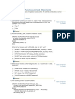 Test: Quiz: Using Functions in SQL Statements: Section 1