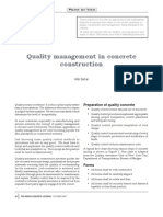 Quality Assurance For Concrete