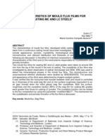 Characteristics of Mould Flux Films For Casting MC and LC Steels