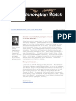 Innovation Watch Newsletter 11.10 - May 19, 2012