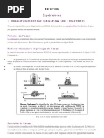 essais sur bأ©ton frais et durci