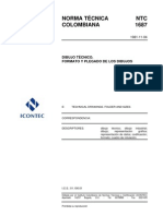 Plegados Formatos en Dibujos-NTC1687