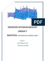 Grupo Modelo Trabajo Negocios Internacionales