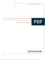 How To Prepare A Profit and Loss (Income) Statement: Zions Business Resource Center