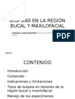 Biopsia y Manejo de Muestras