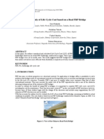 A Case Study of Life Cycle Cost Based On A Real FRP Bridge