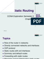 Static Routing: CCNA Exploration Semester 2