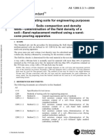 As 1289.5.3.1-2004 Methods of Testing Soils For Engineering Purposes Soil Comp Action and Density Tests - Dete