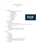 Pharmacology Bullet Review