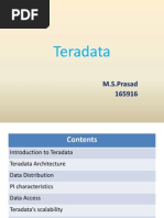 Introduction To Teradata