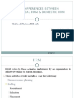 Differences Between GHRM and Ihrm