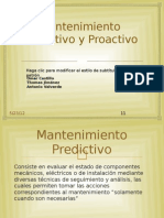 Mantenimiento Predictivo y Proactivo