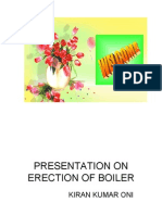 Erection of Boiler