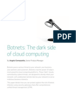 Botnets: The Dark Side of Cloud Computing: by Angelo Comazzetto, Senior Product Manager