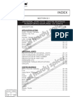 Universals & Centre Bearings