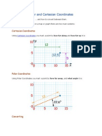 Cartesian Coordinates To Polar Coordinates Conversion